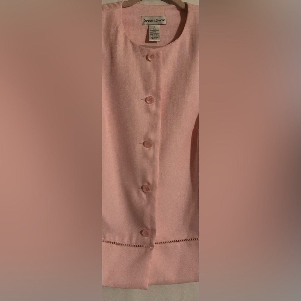 Elegant Drapers & Damon’s Women’s Pink Skirt Suit Set, Sz 10. NWOT - Picture 7 of 16